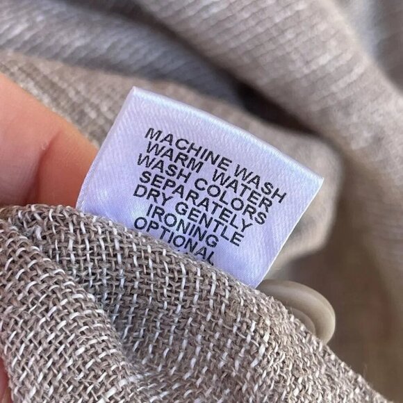 Flax button down shirt medium - Picture 5 of 8